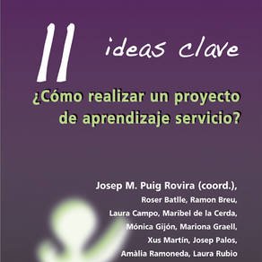 Portada llibre 11 ideas clave: ¿Cómo realizar un proyecto de aprendizaje servicio? 