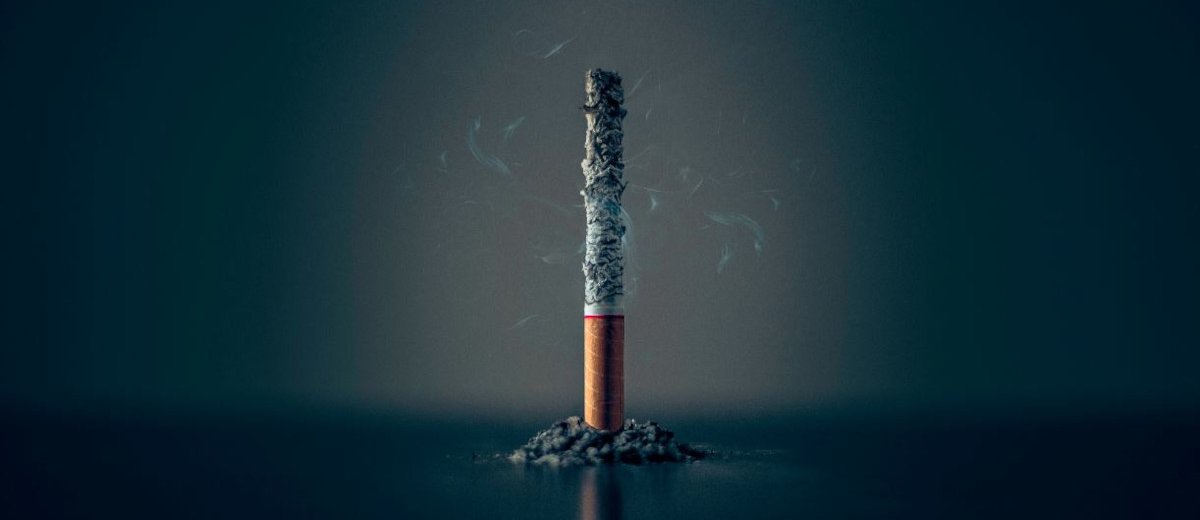 Crushed cigarette