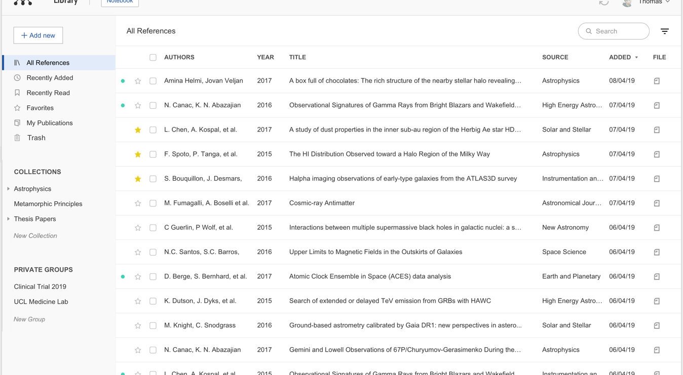 Mendeley Reference Manager 