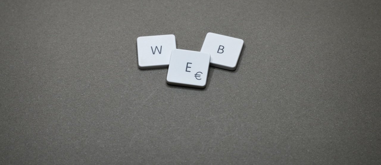 Letters forming the word web