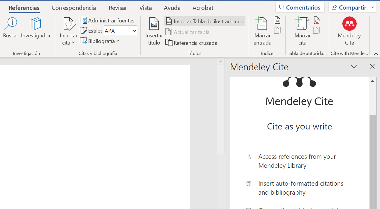Mendeley Cite