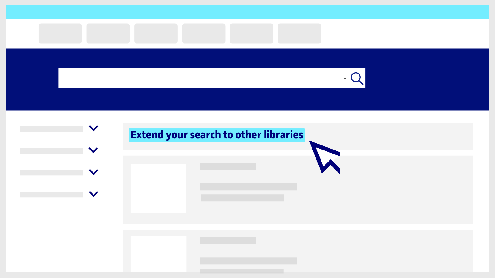 Extend your search to other libraries