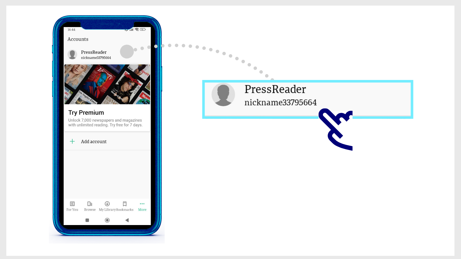 PressReader account