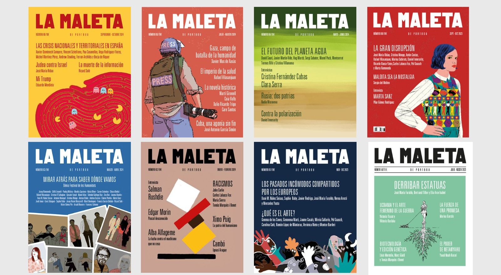 Últims números de la revista La maleta de Portbou