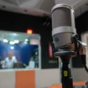 A radio studio