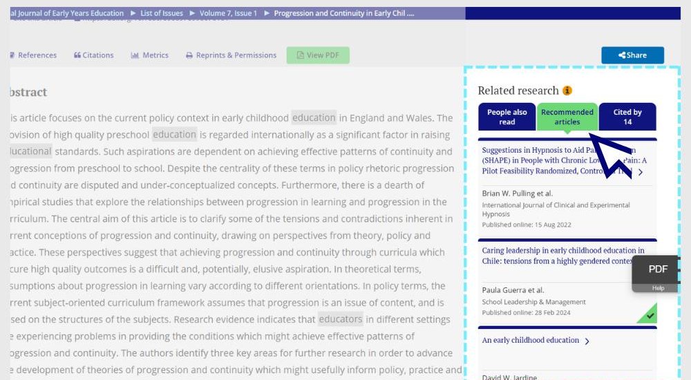 Recommended Articles Recommended Articles